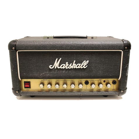 Marshall Amplification Transistor Split Channel User manual
