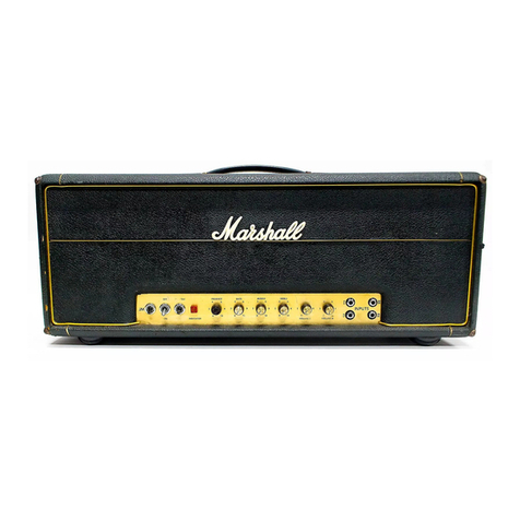 Marshall Amplification 1987 User manual