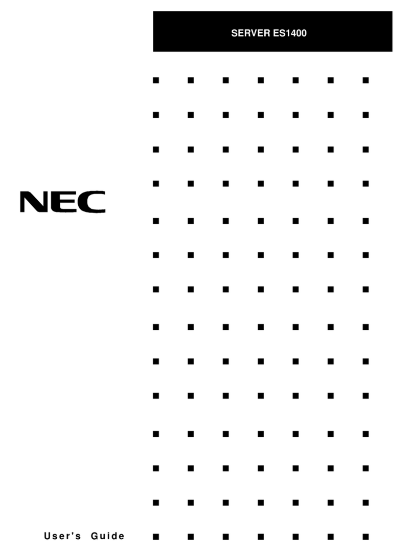 NEC ES1400 User manual