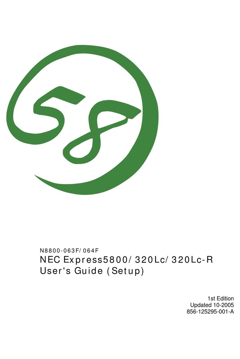 NEC Express 5800 User manual