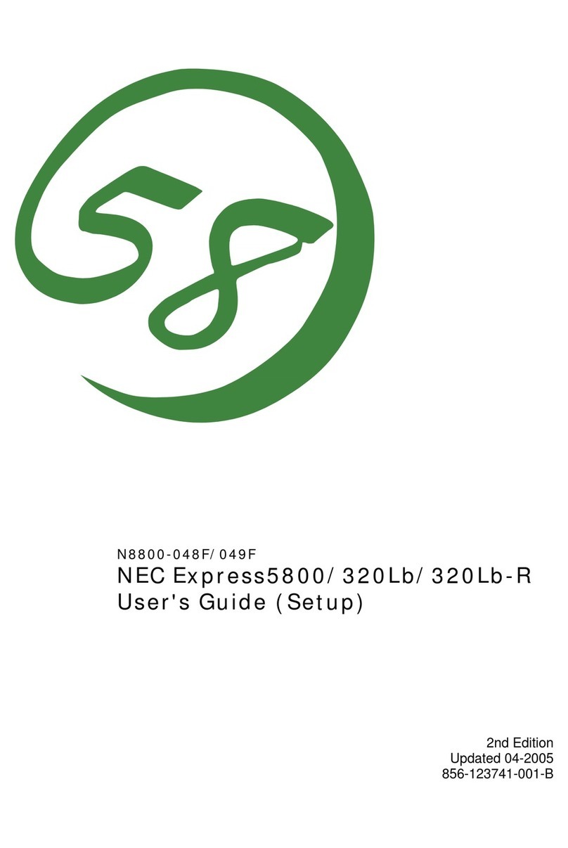 NEC Express 5800 User manual