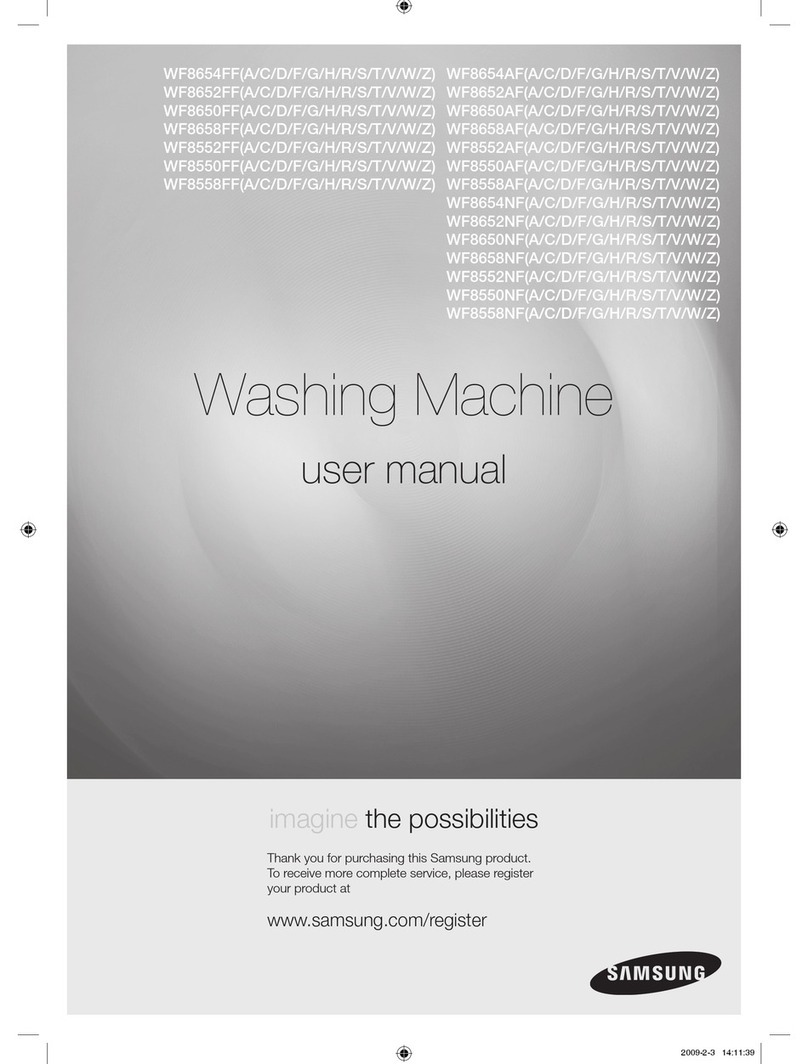 Samsung WF8654FF user manual