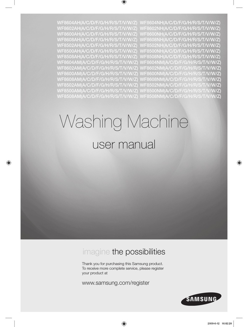 Samsung WF8500AH Series User manual