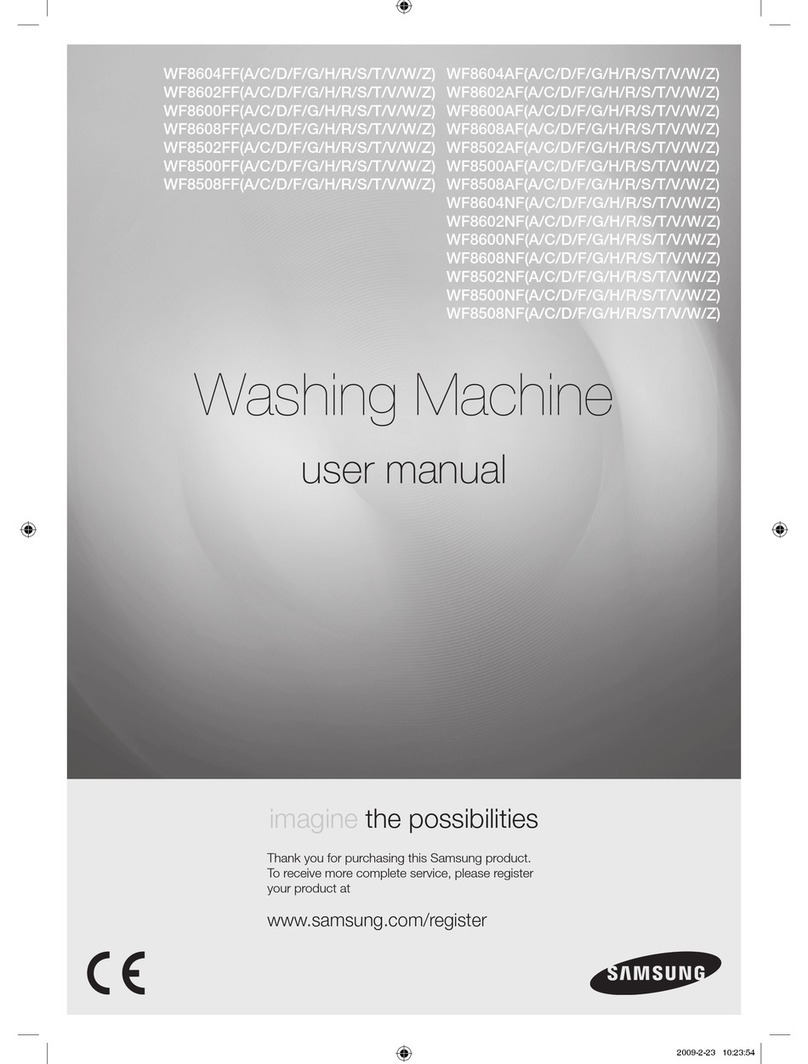 Samsung WF8500AF User manual