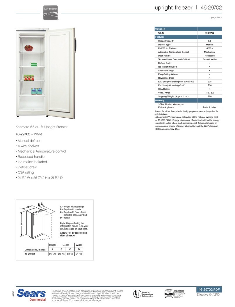 Kenmore 46-29702 quick guide