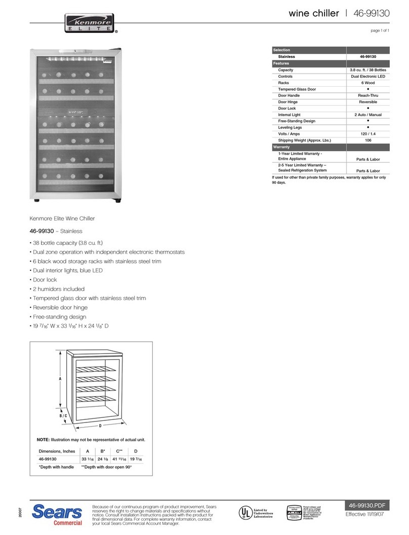 Kenmore 46-99130 quick guide
