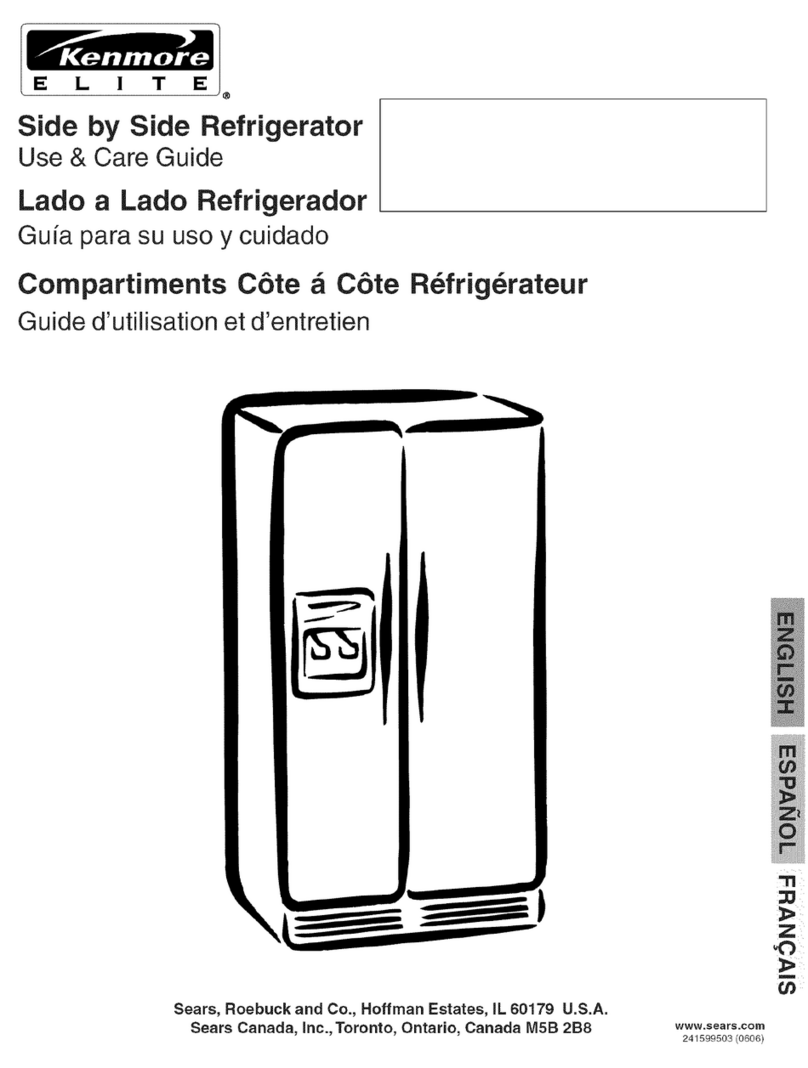 Kenmore Elite 253 Series User manual