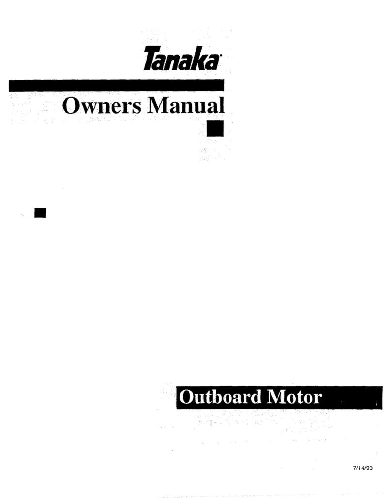 Tanaka 945601 - TOB 120 owner's manual