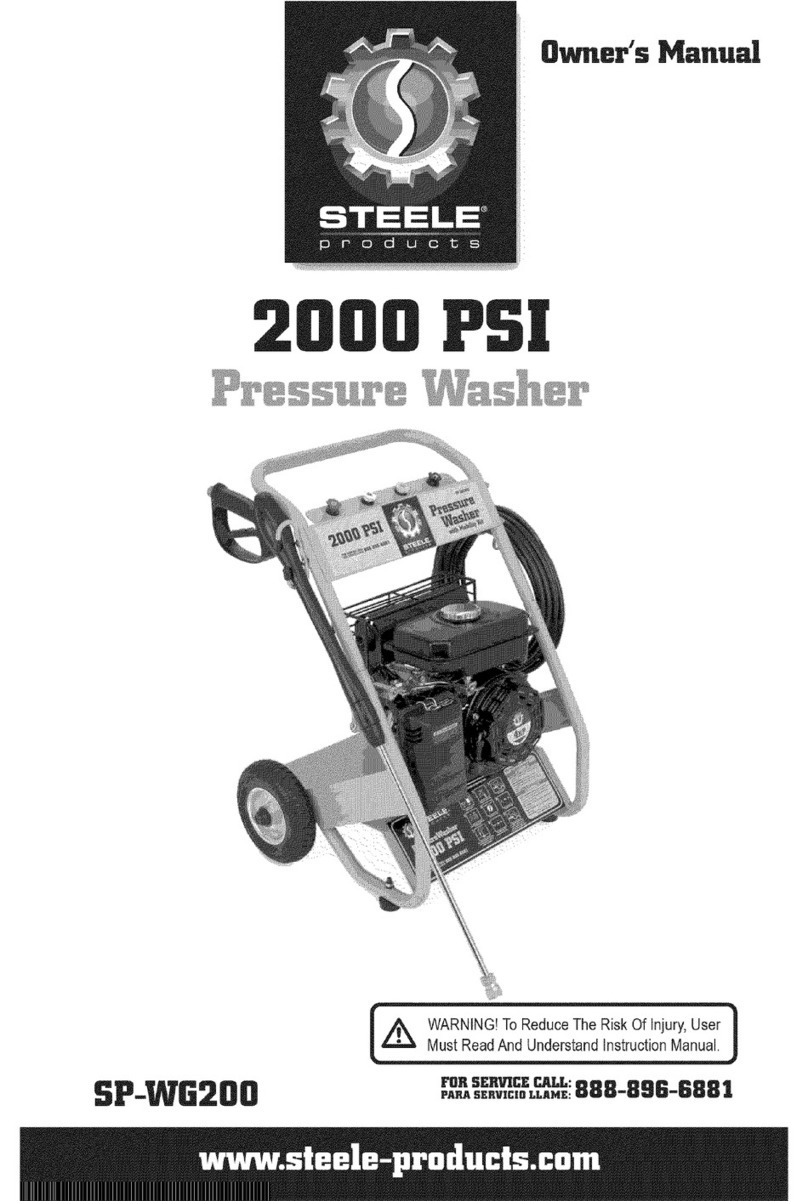 STEELE PRODUCTS 2000 PSI SP-WG200 owner's manual
