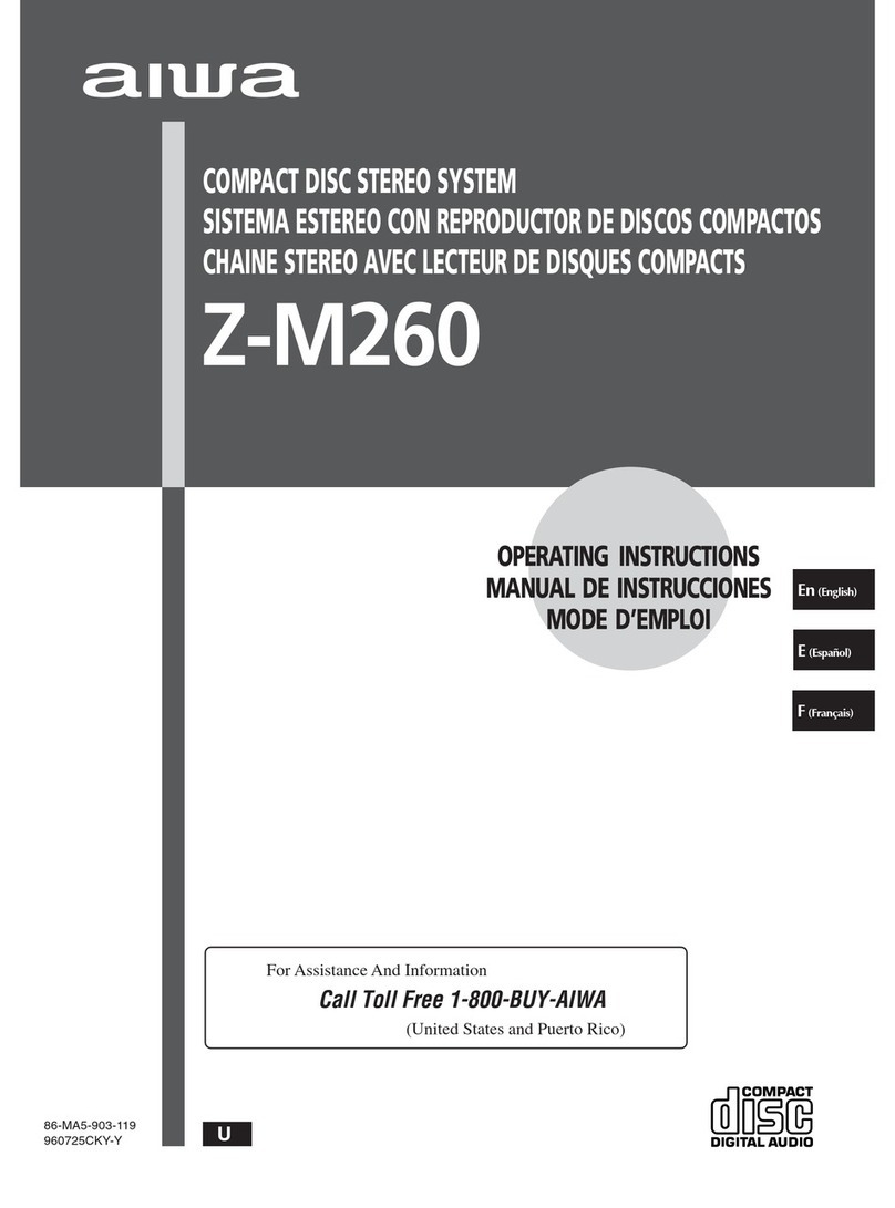 Aiwa Z-M260 User manual