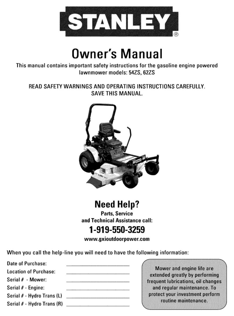 Stanley 54ZS owner's manual