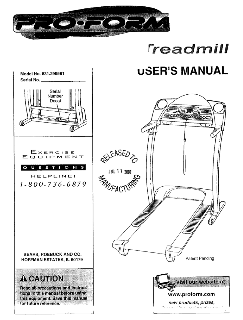 Pro-Form 831.299581 User manual