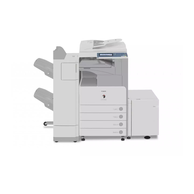 Canon image RUNNER 3045 Installation and maintenance instructions