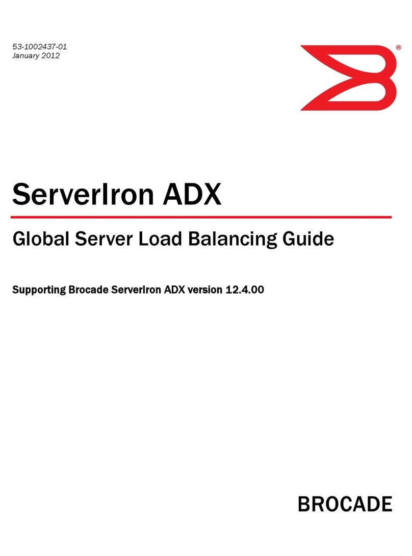 Brocade Communications Systems ServerIron ADX 12.4.00 Assembly instructions Brocade Communications Systems ServerIron ADX 12.4.00 Assembly instructions