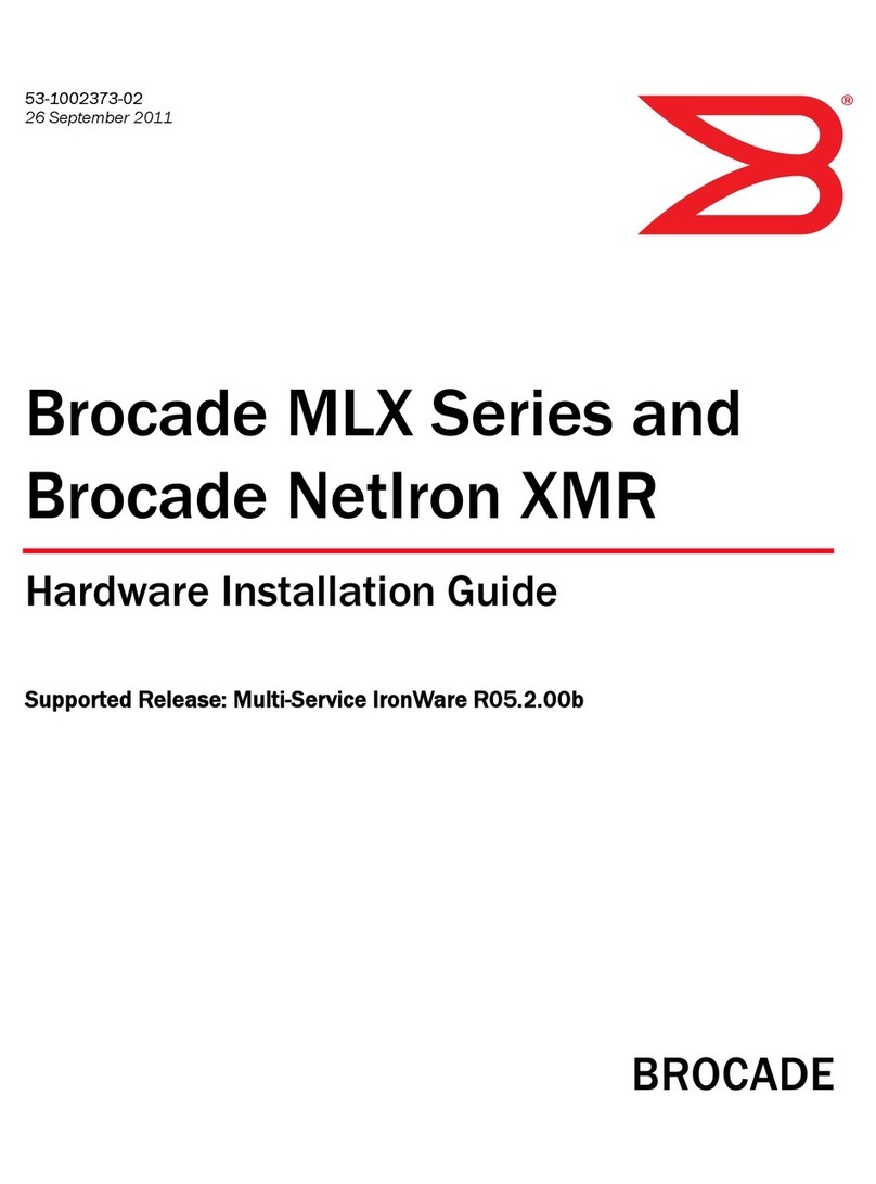 Brocade Communications Systems MLX Series installation guide Brocade Communications Systems MLX Series installation guide