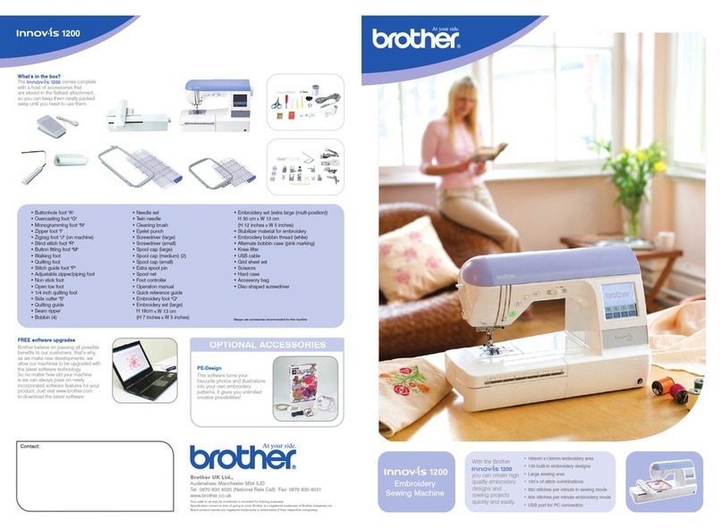 Brother Innov-is 1200 Operating and installation instructions