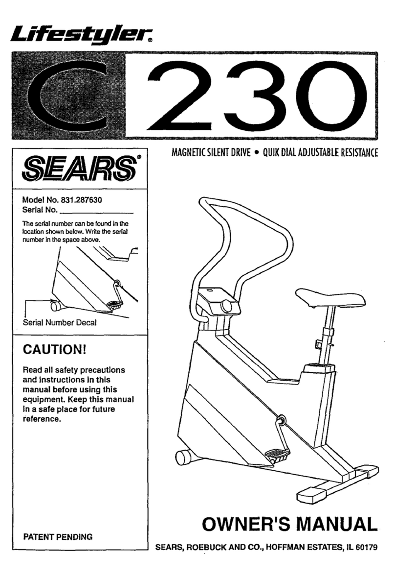 LIFESTYLER C230 831.287630 owner's manual