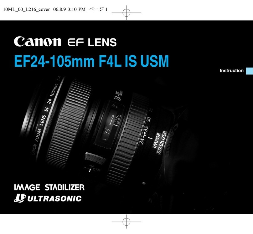 Canon EF24-105MM F/4L IS USM User manual