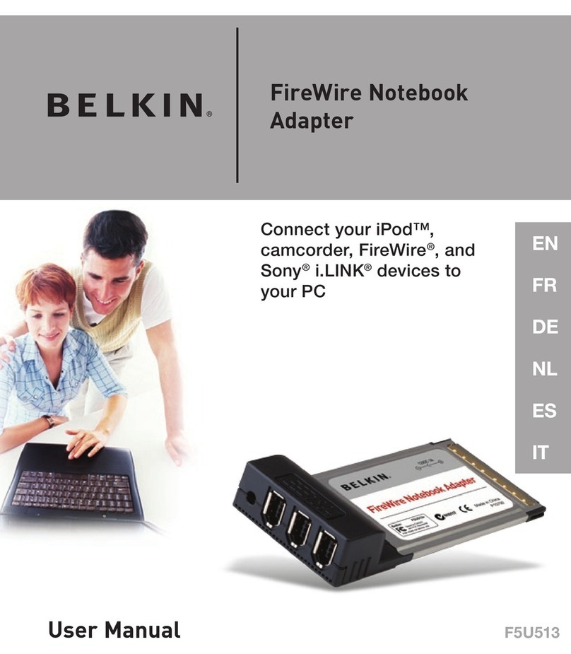 Belkin F5U513EA User manual