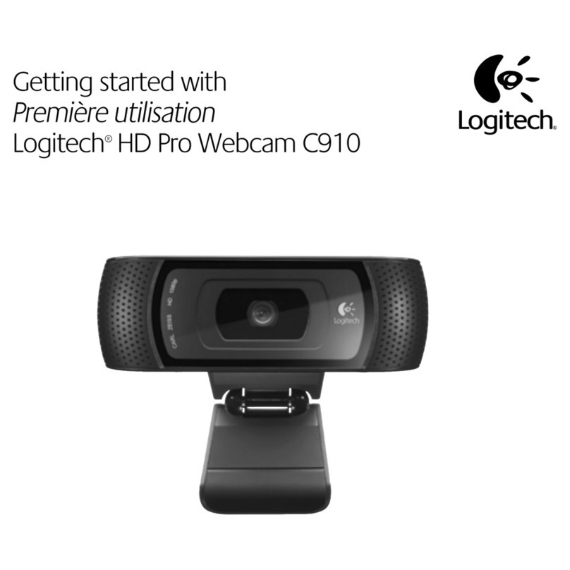 Logitech HD Pro Webcam C910 User manual Logitech HD Pro Webcam C910 User manual