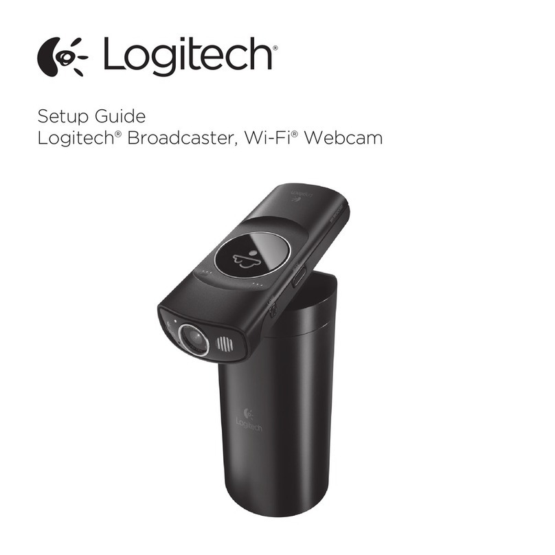 Logitech Broadcaster Wi-Fi Webcam Setup guide