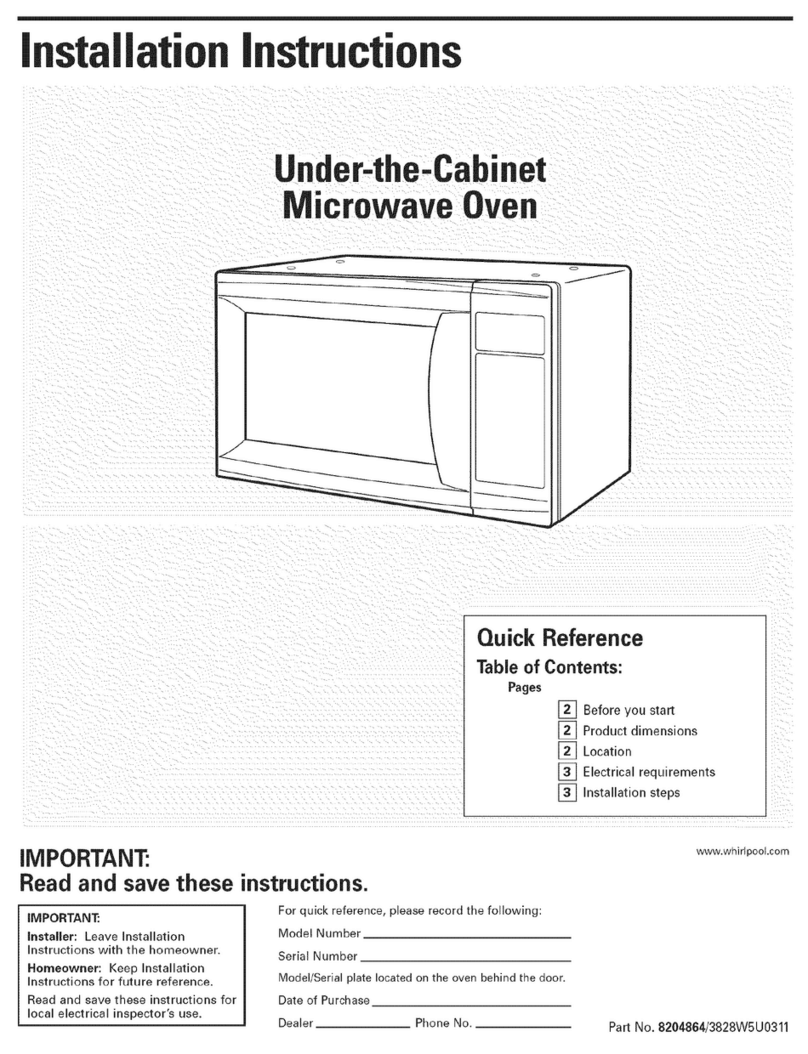 Whirlpool 8204864 installation instructions