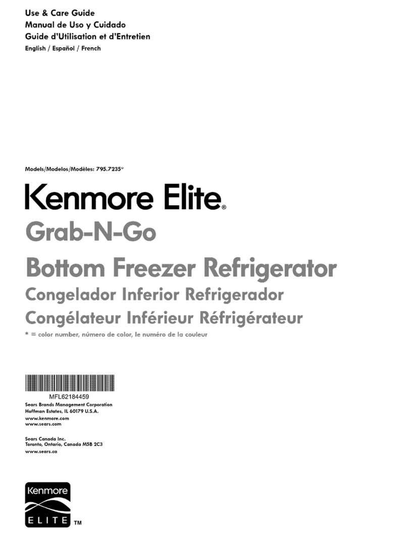 Kenmore 795.7235 User manual Kenmore 795.7235 User manual