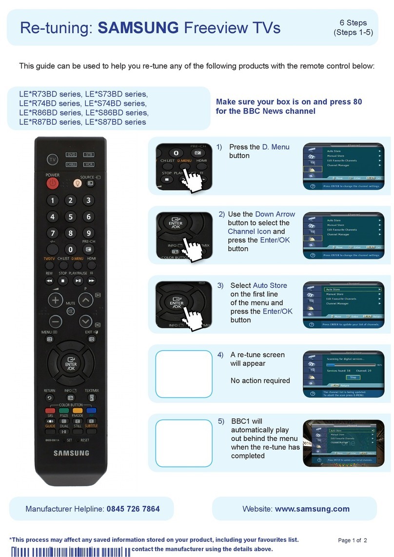 Samsung LE*R73BD series User manual