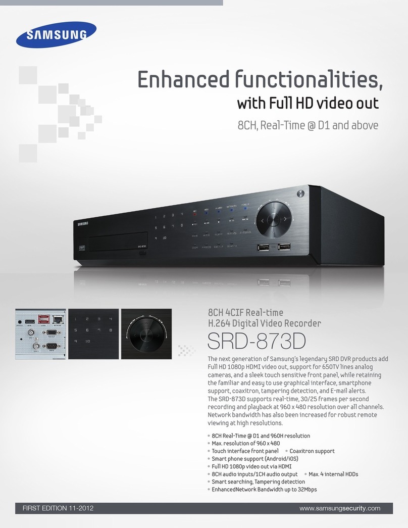Samsung SRD-873D User manual
