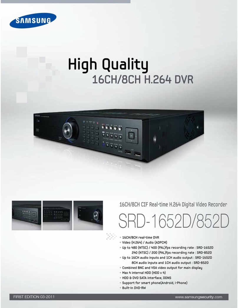 Samsung SRD-1652D User manual