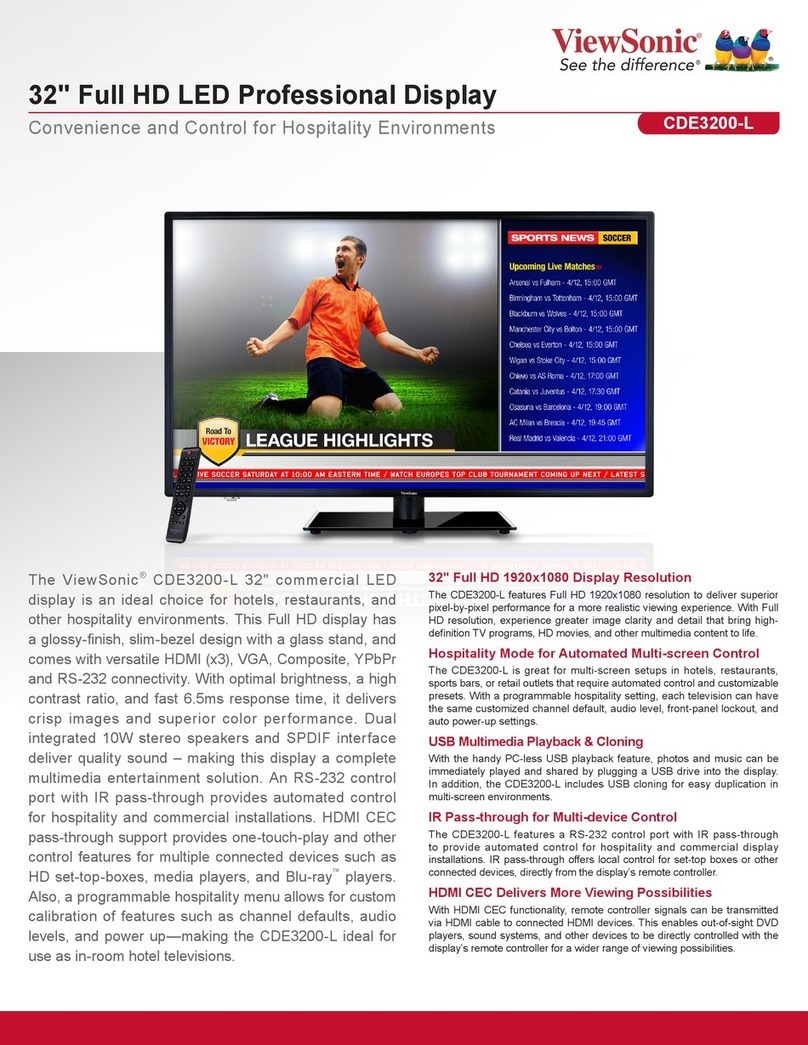 ViewSonic CDE3200-L User manual