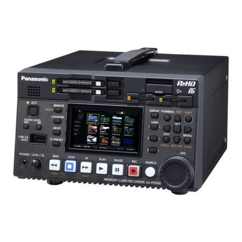 Panasonic AJ-PD500 User manual
