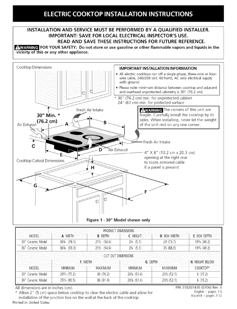 Kenmore 318201435 User manual