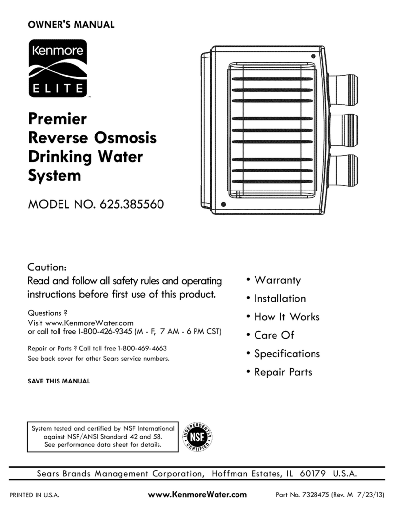Kenmore 625.385560 UltraFilter 650 owner's manual Kenmore 625.385560 UltraFilter 650 owner's manual