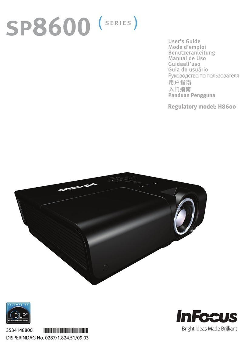 InFocus H8600 User manual
