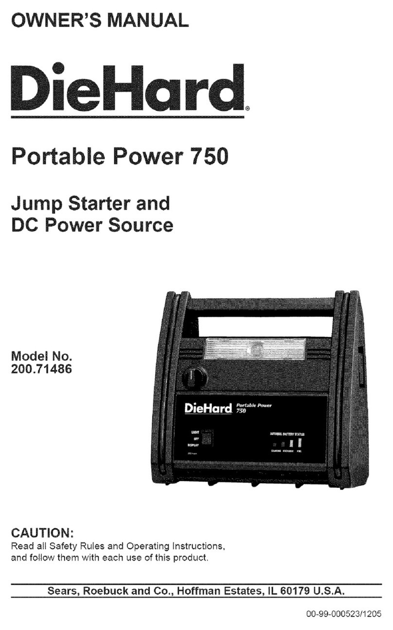 DieHard Portable Power 750 User manual