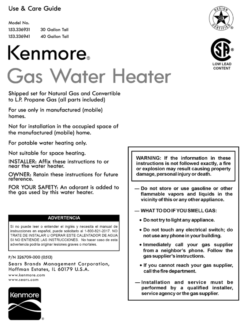 Kenmore 153.336931 Use & care guide