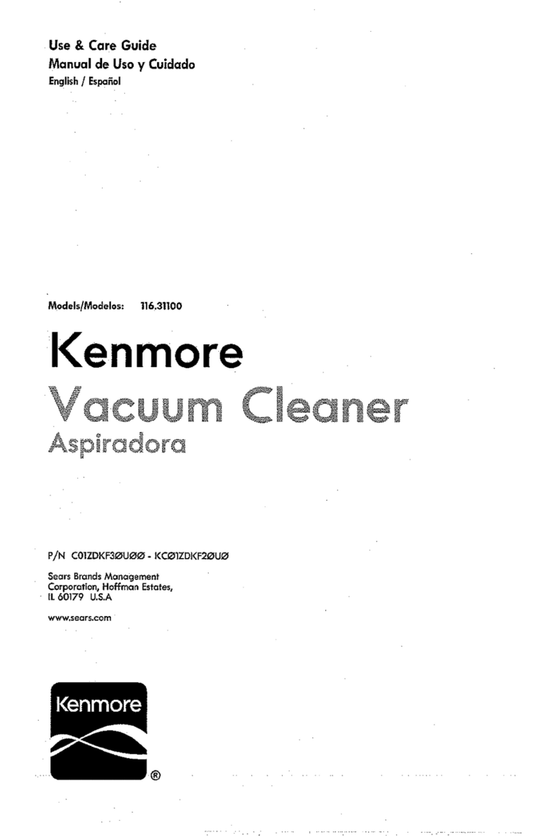 Kenmore 116.31100 Use & care guide