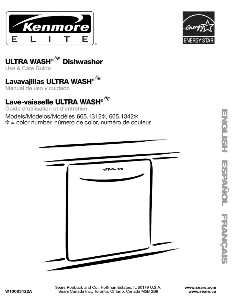 Kenmore 665.1312 User manual