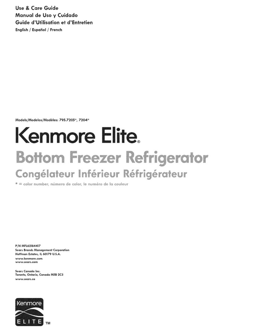 Kenmore 795.7205 User manual