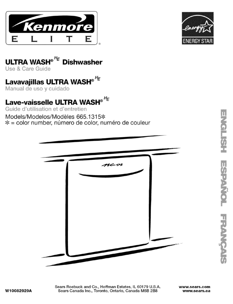 Kenmore 665.1315 Use & care guide