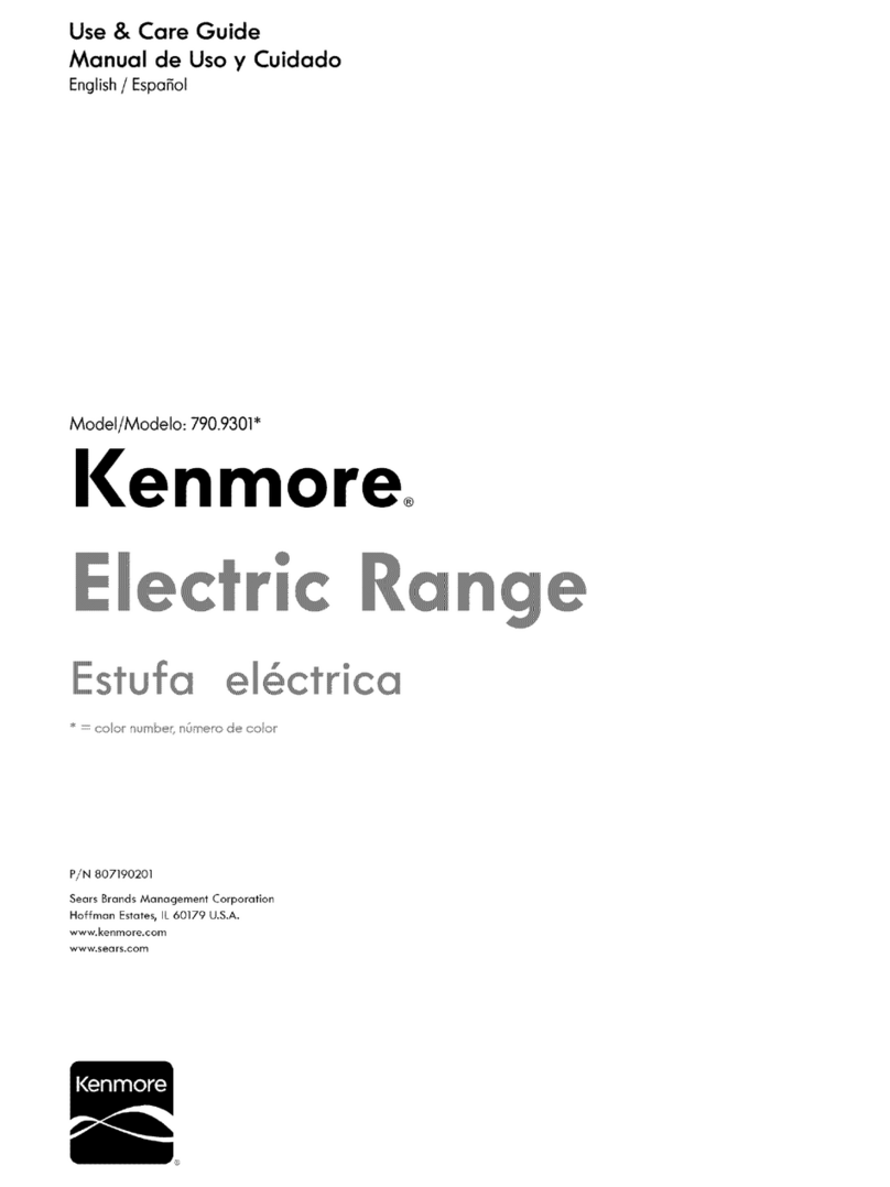 Kenmore 790.9301 Series User manual