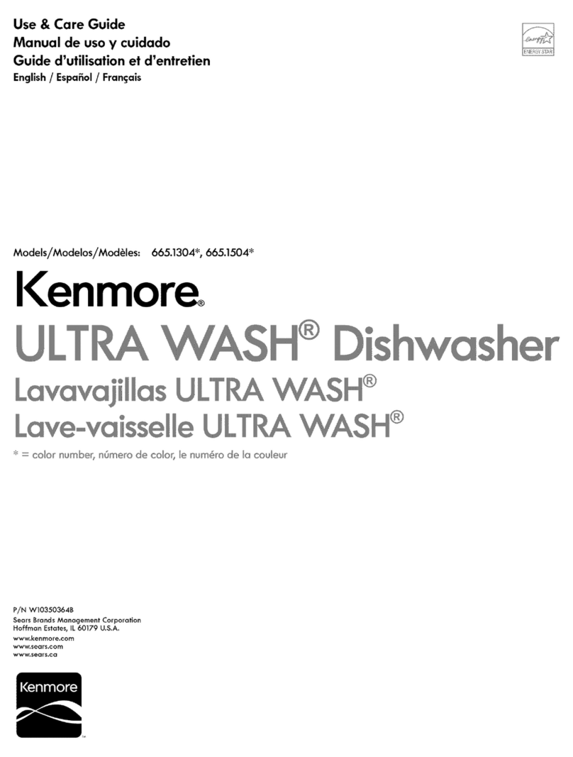 Kenmore Ultra Wash 665.1304 Use & care guide