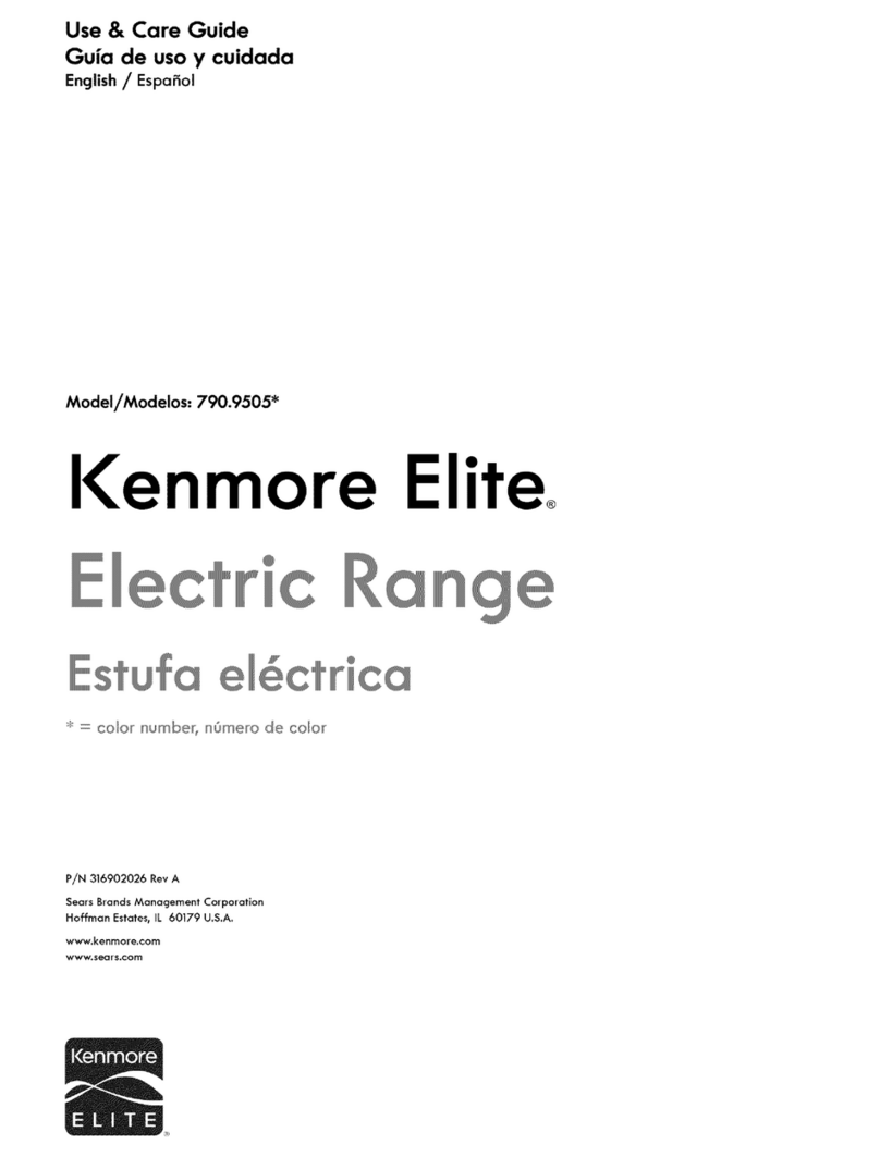 Kenmore 790.9505 User manual