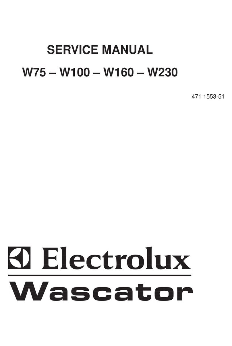 Electrolux Wascator W100 User manual