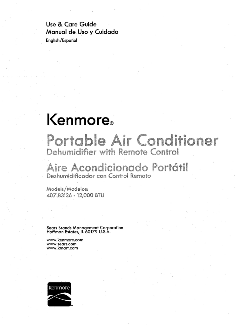 Kenmore 407.83126 Use & care guide