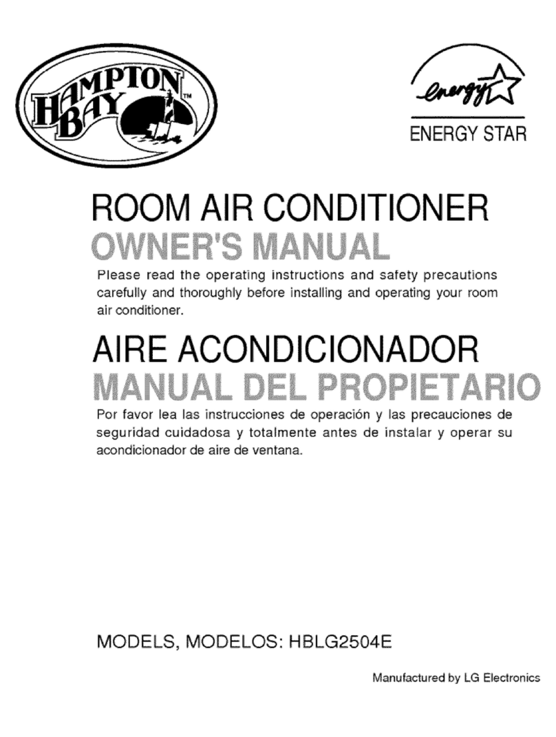 HAMPTON BAY HBLG2504E User manual