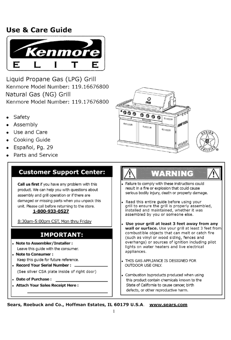 Kenmore 119.16676800 Use & care guide