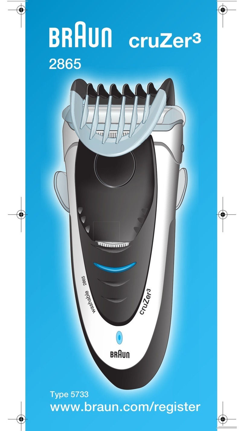 Braun CRUZER3 5733 User manual
