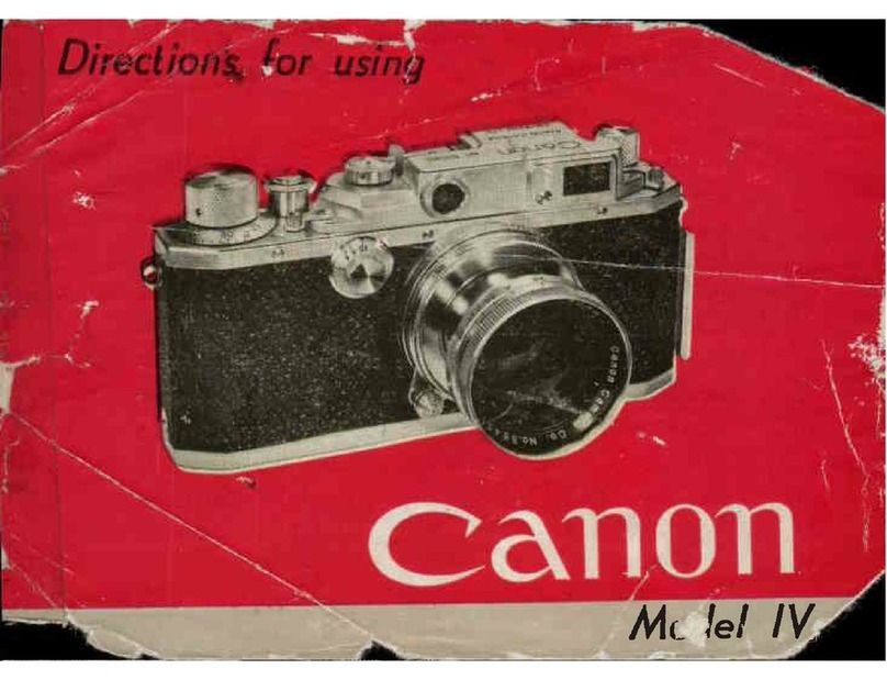 Canon Model IV Directions for using